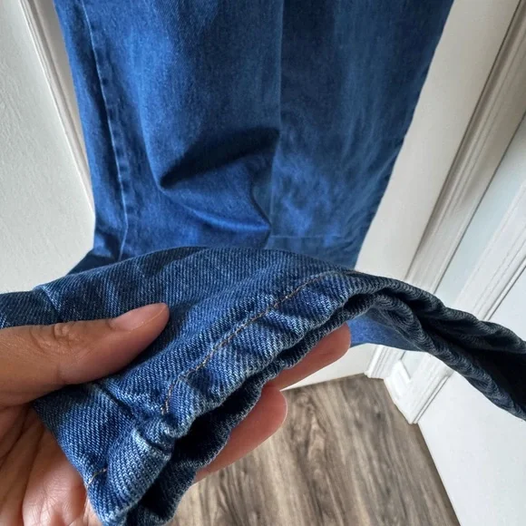 We The Free Classic Blue Denim Overalls size L - Picture 4 of 9